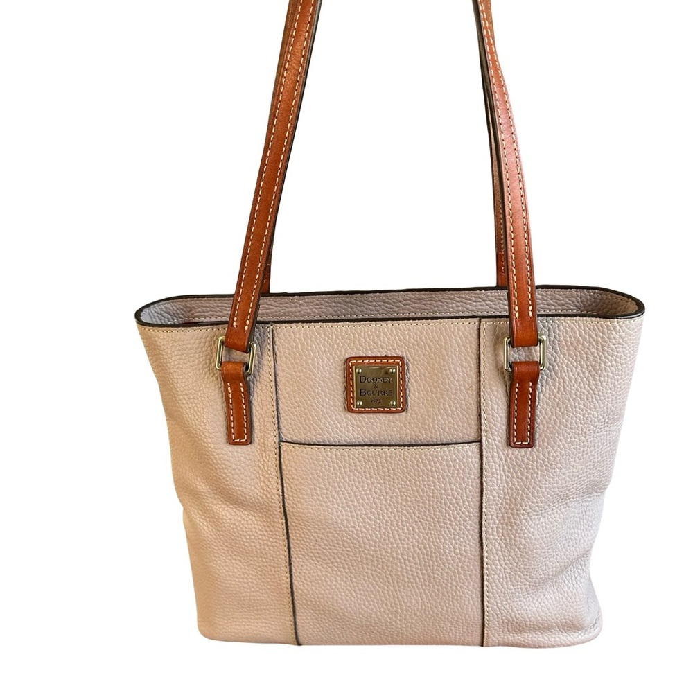 Dooney & Bourke Pebble Grain Small Lexington Tote Shoulder Bag Lavender - Picture 6 of 13